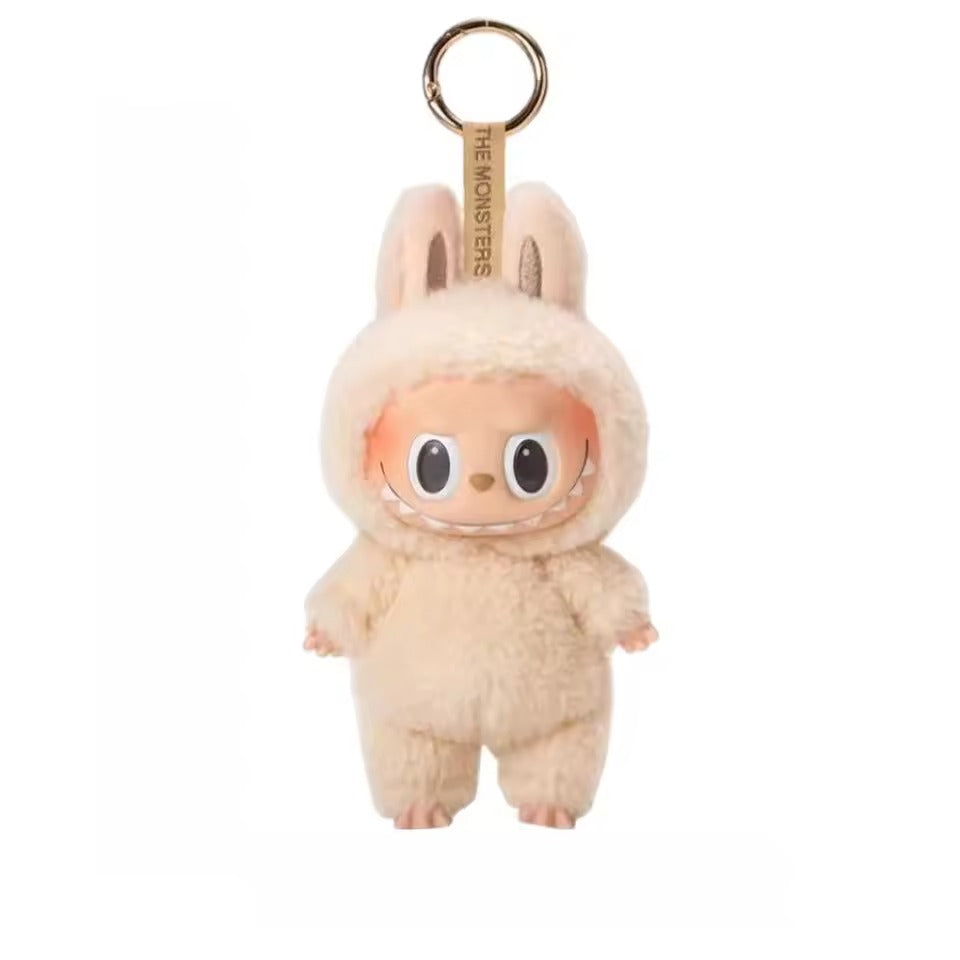 Labubu Doll Box Cute Vinyl Toy – Keychain Toy with Plush Clothes