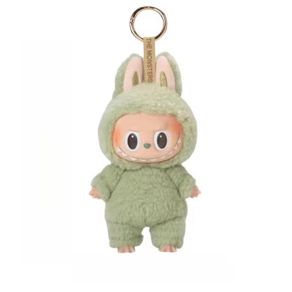 Labubu Doll Box Cute Vinyl Toy – Keychain Toy with Plush Clothes