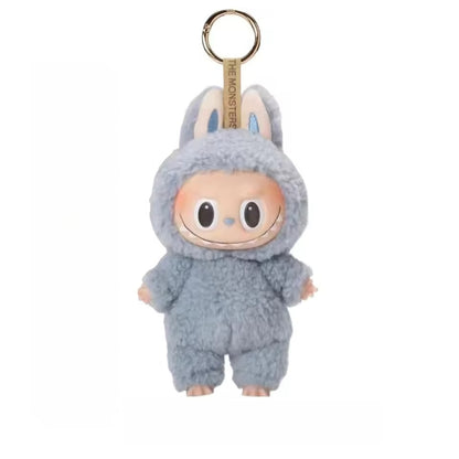 Labubu Doll Box Cute Vinyl Toy – Keychain Toy with Plush Clothes
